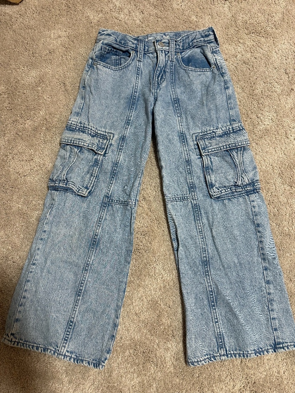 old navy girls cargo jeans